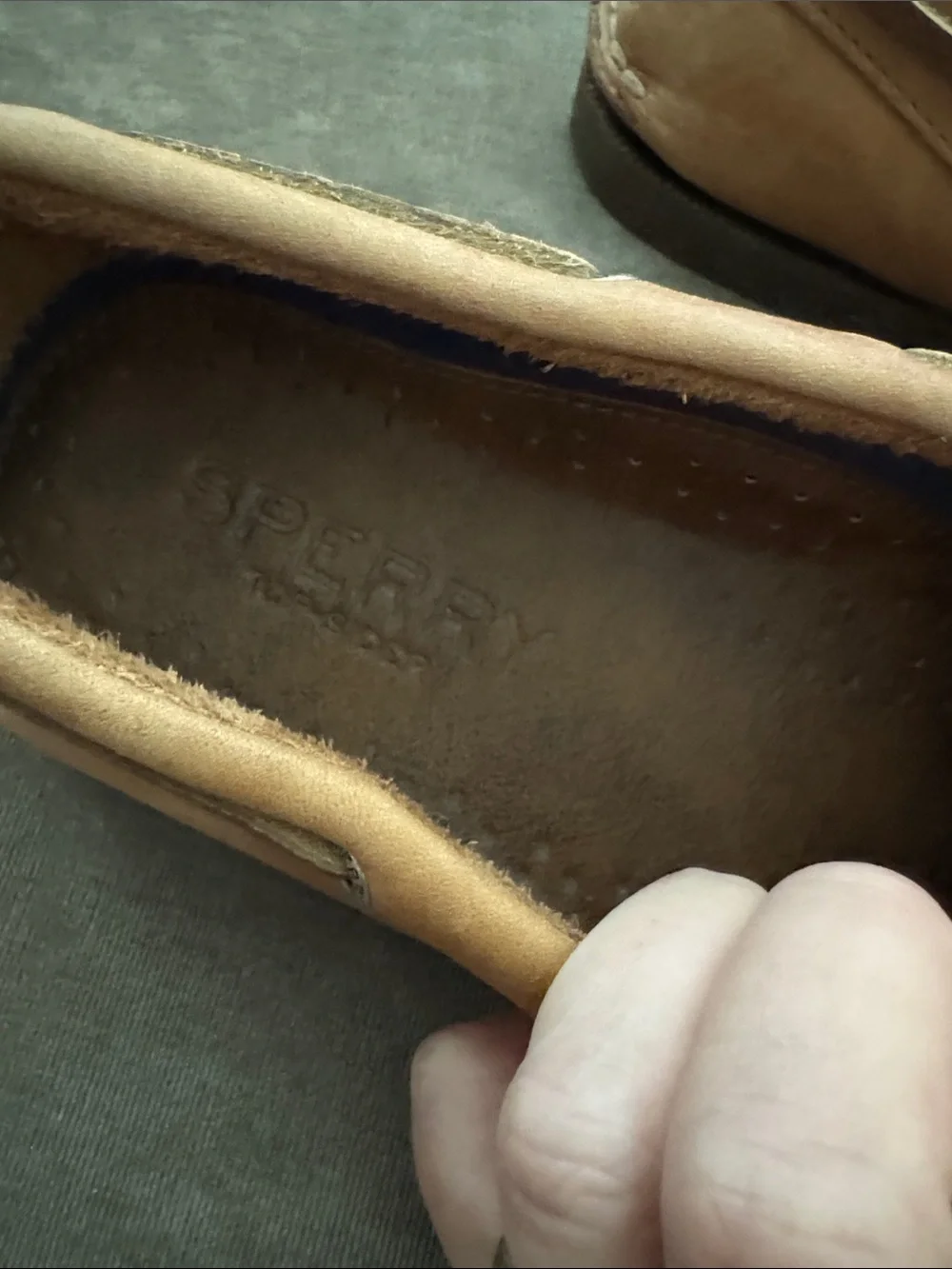 Sperry Brown Leather Moc-Toe Boat Shoes